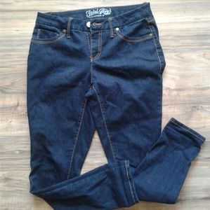 Faded Glory Stretch Skinny Ankle Jeans Dark Rinse